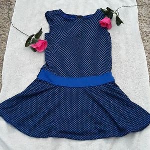 Blue Polka Dot Dress